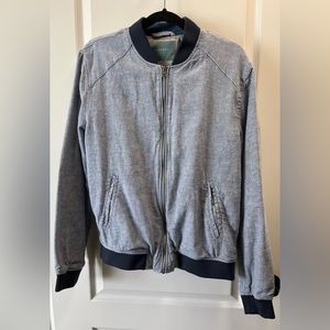 Zara Man Linen Cotton Blend Jacket XL
